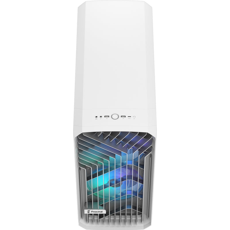Afbeelding laden in galerijviewer, Fractal design torrent white rgb tg clear tint midi tower behuizing (wit | 2x usb-a | 1x usb-c | rgb | window)
