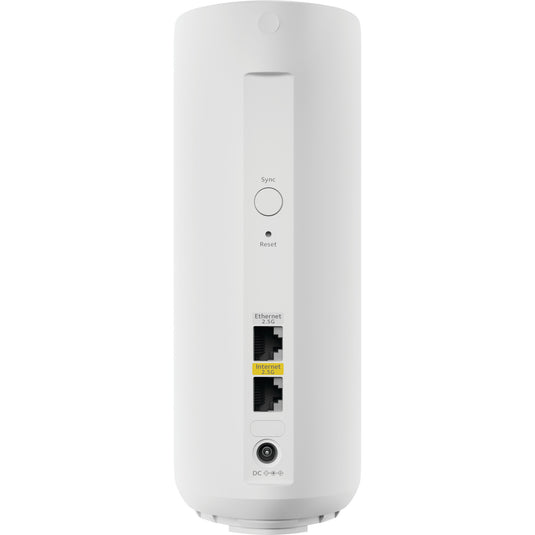 Netgear orbi 370 wifi mesh systeem, dual-band wifi 7-mesh systeem, 2 stuks mesh router (wit, 1x orbi wifi 7-router (rbe371), 1x orbi wifi 7-satelliet (rbe370))