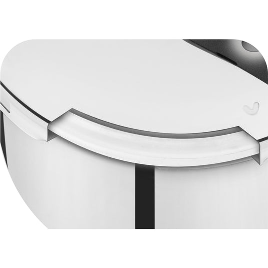 Tefal snelkookpan secure 5 neo p2530738 (roestvrij staal zwart, 6 liter)