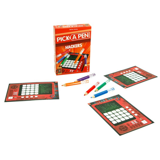 999games 999 games pick a pen - hackers dobbelspel (nederlands, 2 - 4 spelers, 30 minuten, vanaf 8 jaar)