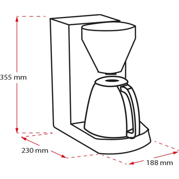 Afbeelding laden in galerijviewer, Melitta enjoy therm koffiefiltermachine (zwart)
