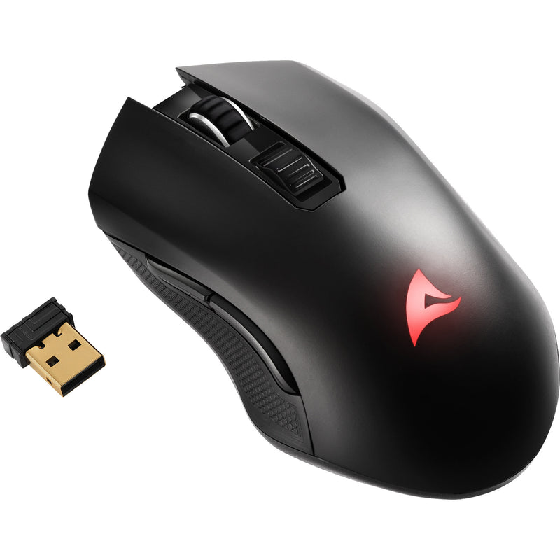 Afbeelding laden in galerijviewer, Sharkoon skiller sgm30w gaming muis (zwart, 600 - 6000 dpi, rgb, 2.4 ghz usb)
