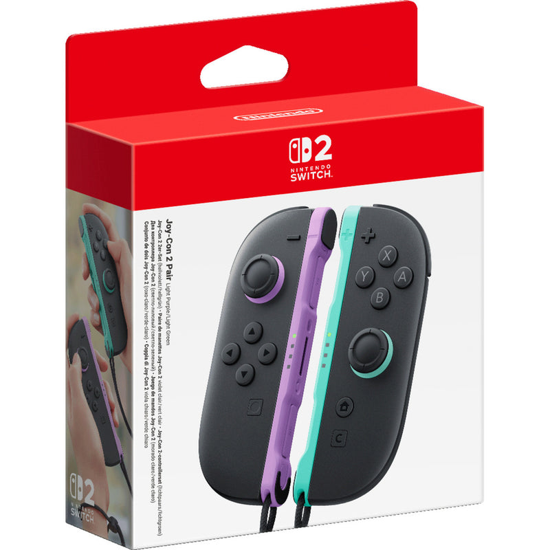 Afbeelding laden in galerijviewer, Nintendo joy-con 2 controllerset (lichtpaars lichtgroen)
