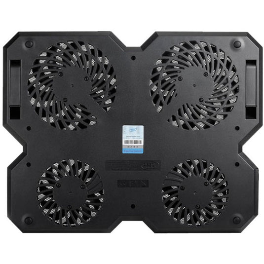 Deepcool multi core x6 laptopkoeler (zwart, 2x usb 2.0)