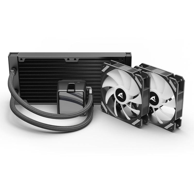 Afbeelding laden in galerijviewer, Sharkoon s50 argb waterkoeling (zwart, 4-pins pwm)
