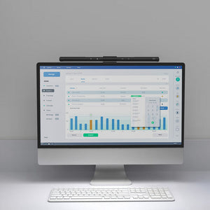 Act connectivity dimbare monitor led lichtbalk led bar (zwart, usb-voeding, 3000k-6500k)