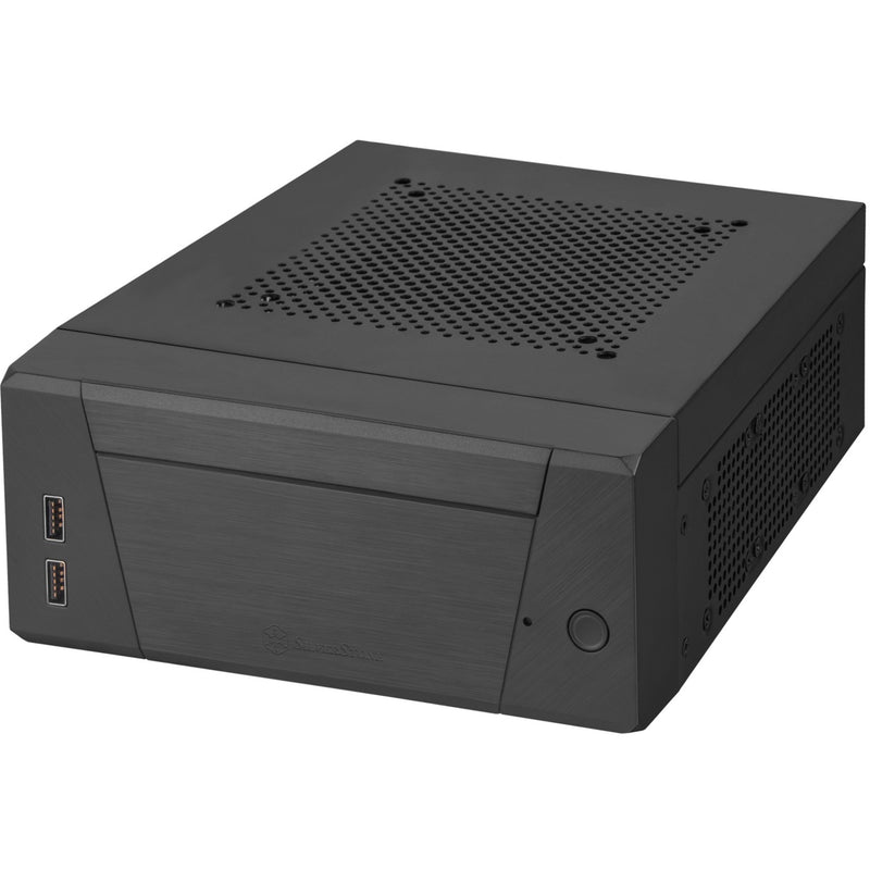 Afbeelding laden in galerijviewer, Silverstone sst-ml10b htpc behuizing (zwart | 2x usb-a)
