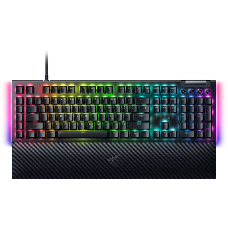 Afbeelding laden in galerijviewer, Razer blackwidow v4, gaming toetsenbord (zwart, us lay-out, yellow, rgb leds, doubleshot abs)
