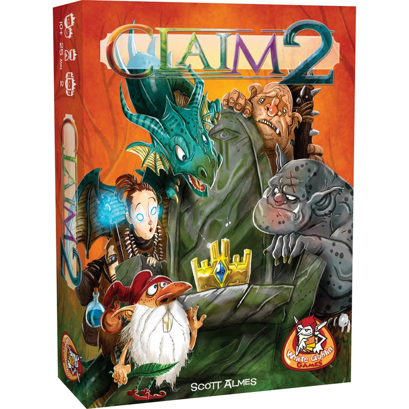 Afbeelding laden in galerijviewer, White goblin games claim 2 kaartspel (nederlands, 2 spelers, 25 minuten, vanaf 10 jaar)
