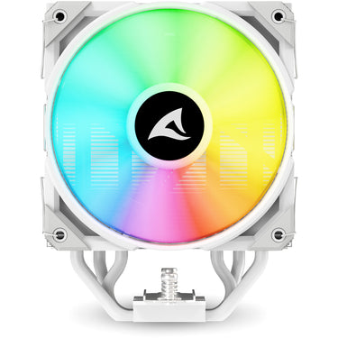 Sharkoon a50 rgb cpu-koeler (wit, 4-pins pwm fan-connector)