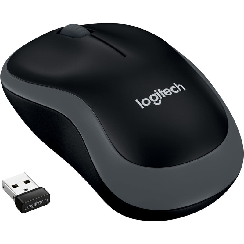 Afbeelding laden in galerijviewer, Muis logitech m185 grijs, zwart
