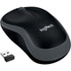 Muis logitech m185 grijs, zwart