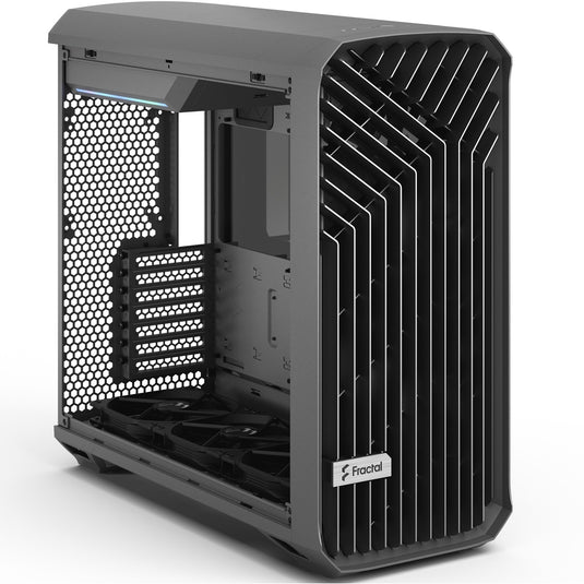 Fractal design torrent gray tg light tint midi tower behuizing (grijs | 2x usb-a | 1x usb-c | tempered glass)