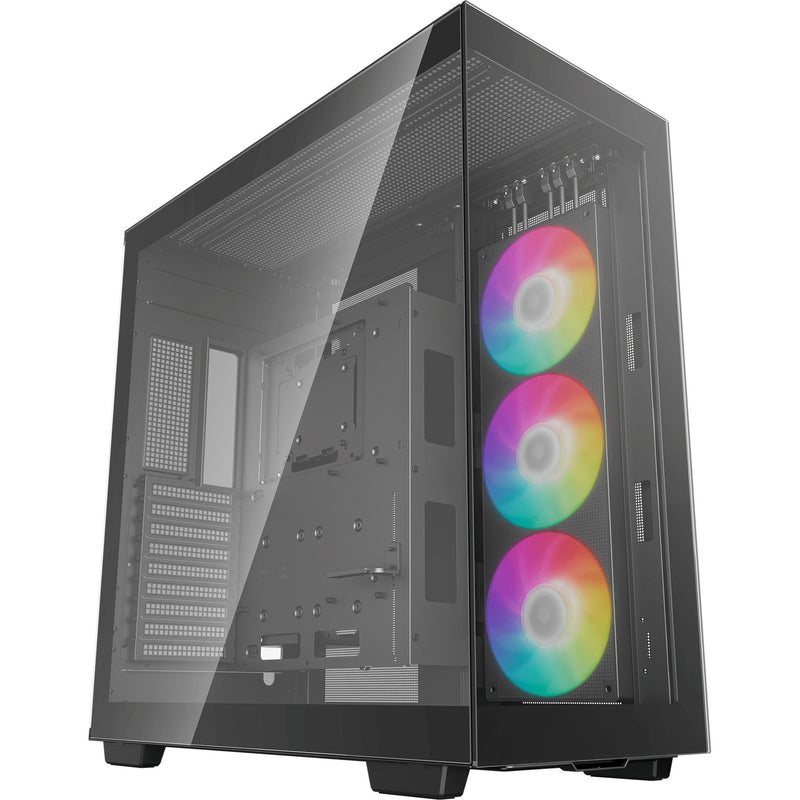 Afbeelding laden in galerijviewer, Deepcool ch780 midi tower behuizing (zwart | 4x usb-a | 1x usb-c | rgb | tempered glass)
