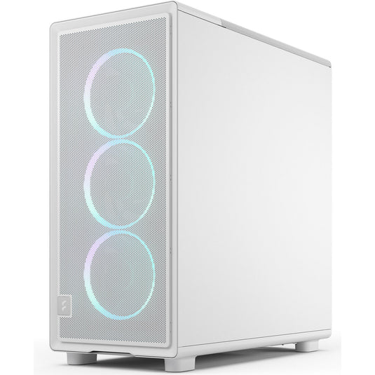 Fractal design epoch rgb midi tower behuizing (wit | 2x usb-a | 1x usb-c | rgb | tempered glass)