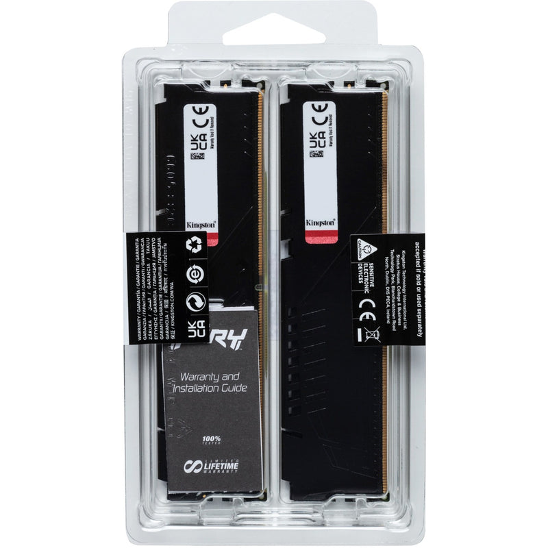 Afbeelding laden in galerijviewer, Kingston fury beast 32 gb ddr5-5600 (2x 16 gb) werkgeheugen (zwart, kf556c36bbek2-32, xmp 3.0, expo)

