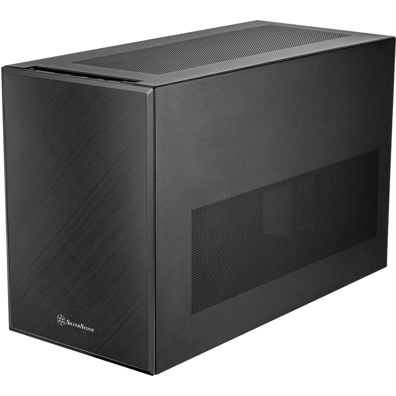 Afbeelding laden in galerijviewer, Silverstone sugo 17 mini tower behuizing (zwart | 2x usb-a | 1x usb-c)
