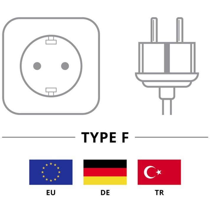 Afbeelding laden in galerijviewer, Goobay eurostekker > c13 voedingskabel (zwart, 1,5 meter)
