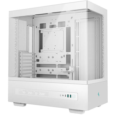 Deepcool ch690 digital midi tower behuizing (wit | 2x usb-a | 1x usb-c | tempered glass)