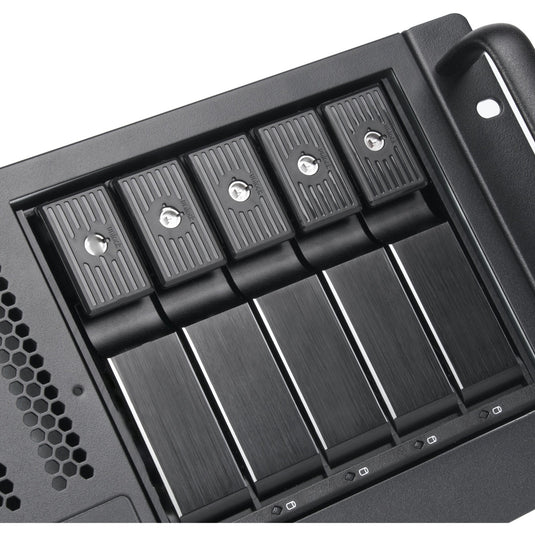 Silverstone rm41-h08 rack behuizing (zwart | 2x usb-a 3.2 (5 gbit s))