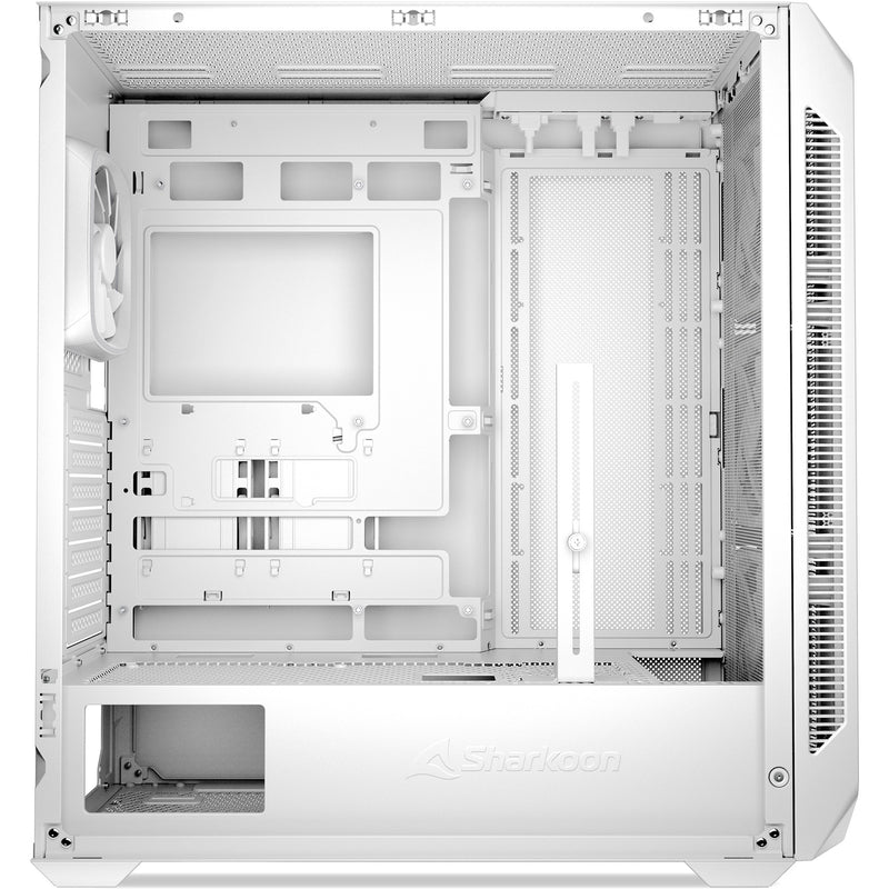 Afbeelding laden in galerijviewer, Sharkoon ak5m rgb midi tower behuizing (wit | 2x usb-a | 1x usb-c | rgb | tempered glass)
