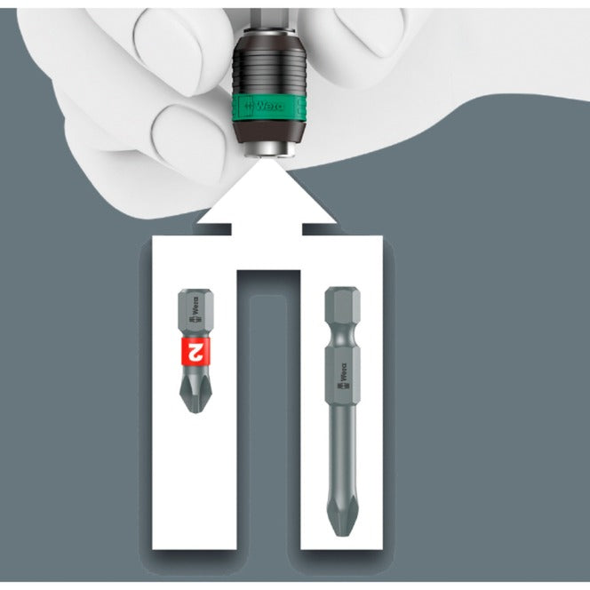 Afbeelding laden in galerijviewer, Wera bit-safe 61 universal 1, 61‑delig bitset (zwart groen)
