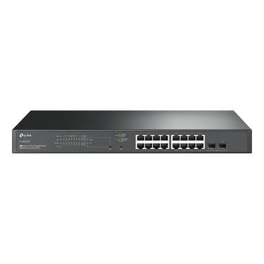 Tp-link omada sg2218p jetstream 18-poorts gigabit smart switch (zwart, 16x poe+, 2x gigabit sfp)