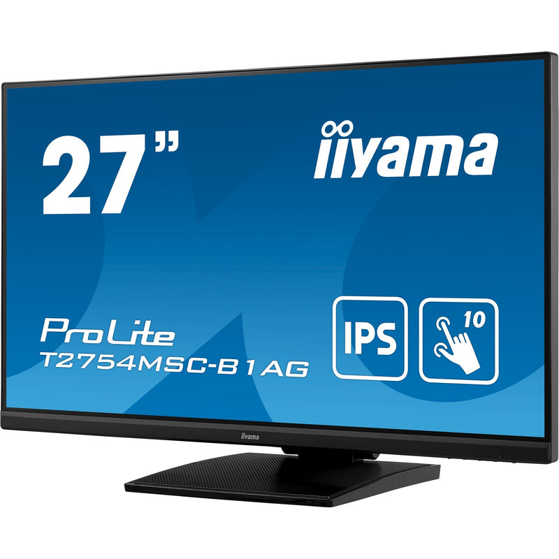 Afbeelding laden in galerijviewer, Iiyama prolite t2754msc-b1ag 27 touchscreen monitor (zwart, hdmi, vga, usb-a, usb-b)

