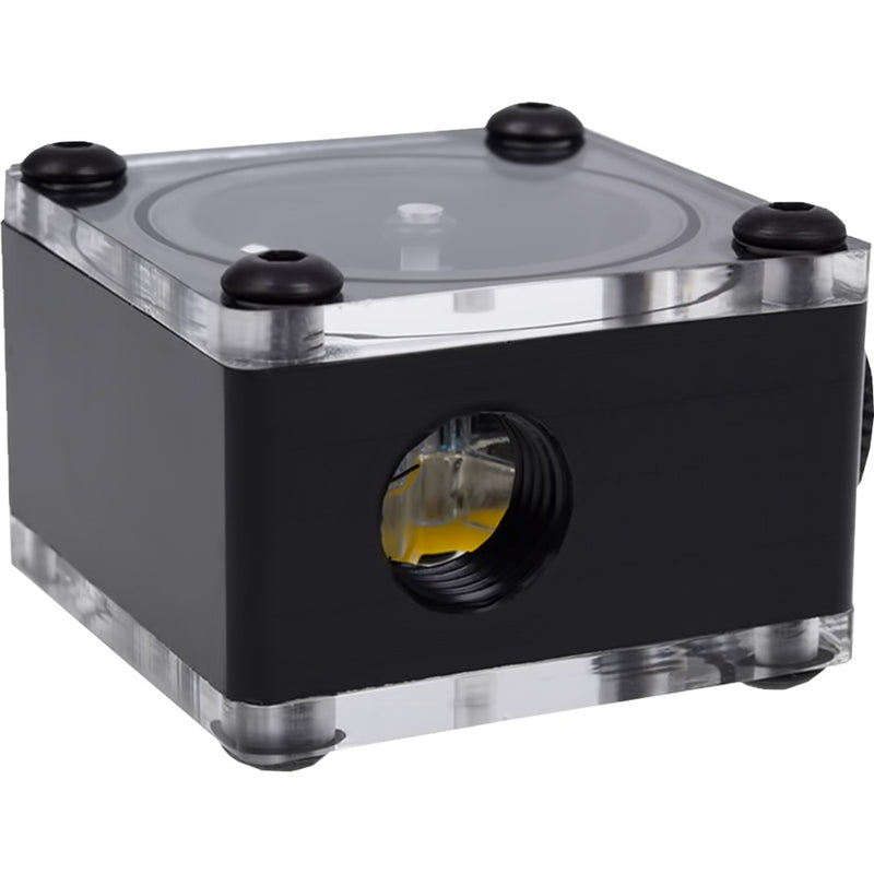 Afbeelding laden in galerijviewer, Alphacool eisflügel doorstroomindicator g1 4 square doorstroommeter (zwart)
