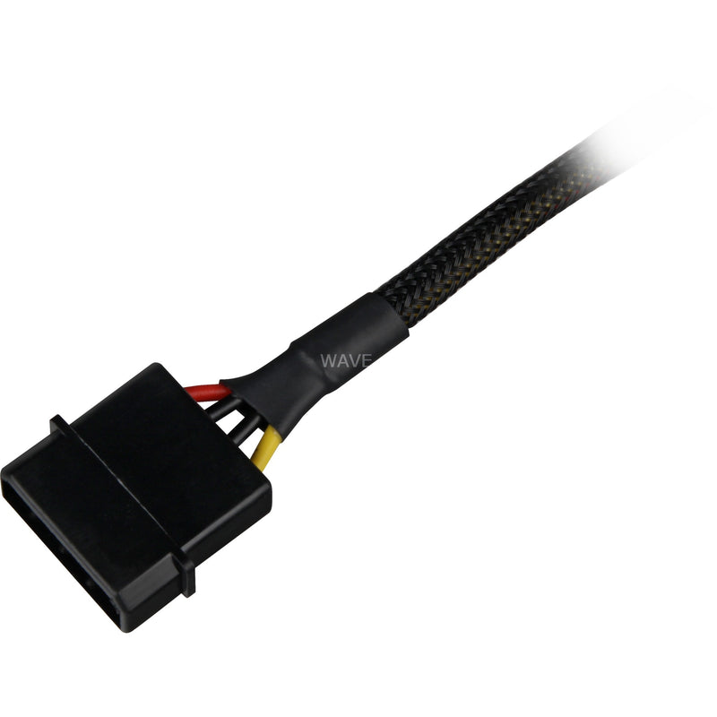 Afbeelding laden in galerijviewer, Sharkoon sata stroomadapter (zwart)
