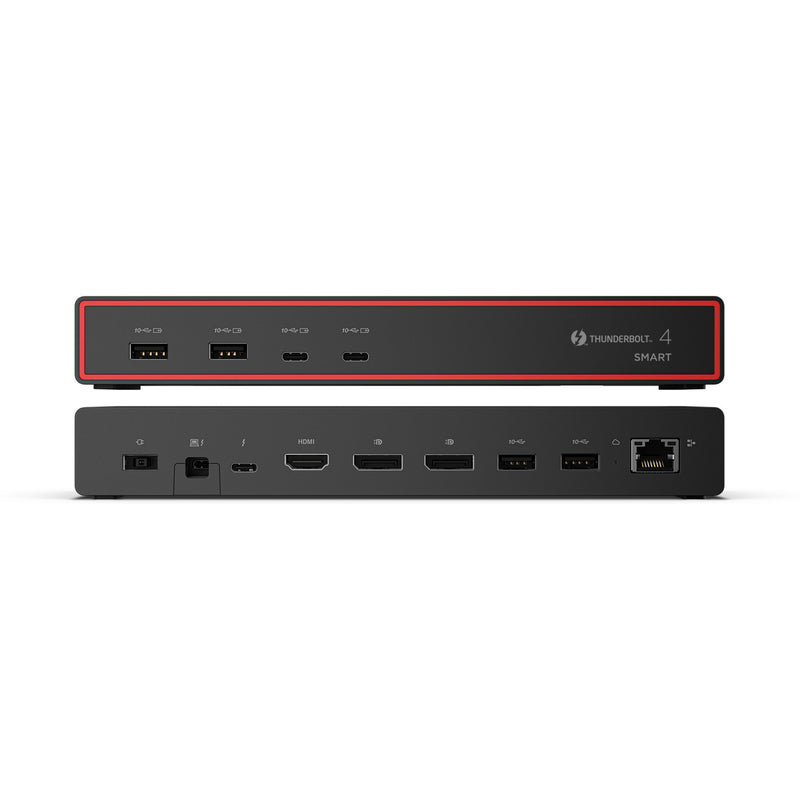 Afbeelding laden in galerijviewer, Lenovo thinkpad thunderbolt 4 smart dock gen2 7500 dockingstation (zwart)
