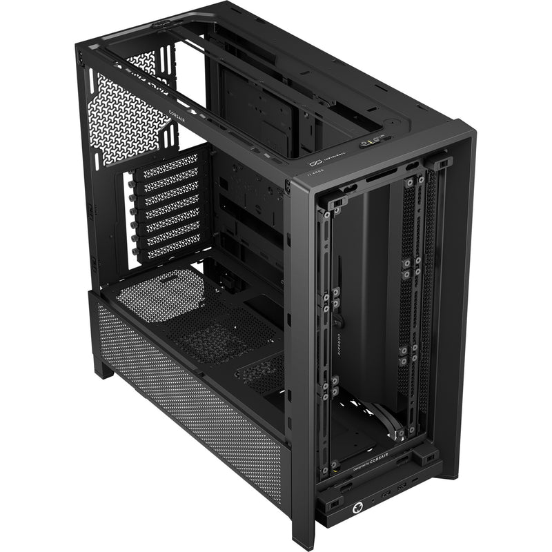 Afbeelding laden in galerijviewer, Corsair frame 4000d midi tower behuizing (zwart | 2x usb-a | 1x usb-c | tempered glass)
