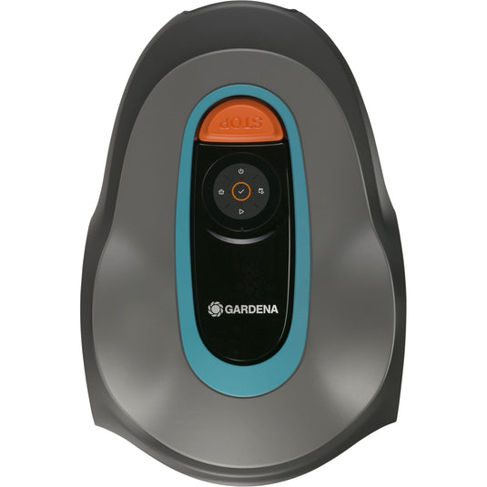 Gardena robotmaaier sileno minimo 500 (grijs turquoise, 500 m², li-ion accu + basisstation inbegrepen, bluetooth)