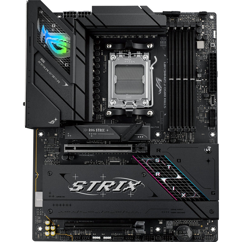 Afbeelding laden in galerijviewer, Asus rog strix b850-f gaming wifi socket am5 moederbord (2,5gb-lan, wi-fi 7, bt, sound, atx)

