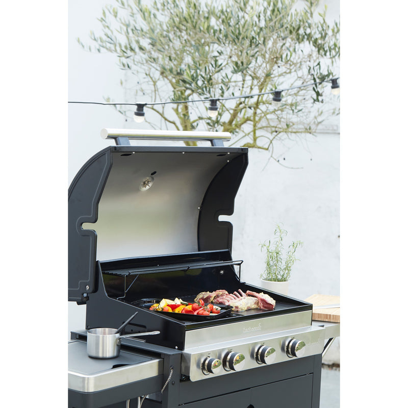 Afbeelding laden in galerijviewer, Barbecook herbruikbare grillpan uit email grillschaal
