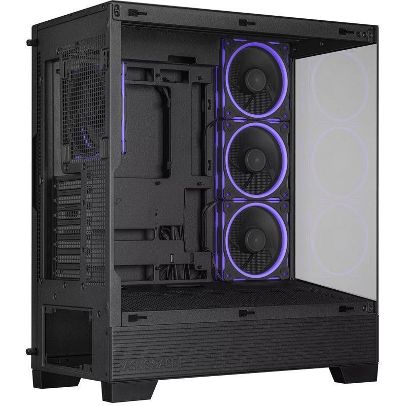 Afbeelding laden in galerijviewer, Asus a31 plus midi tower behuizing (zwart | 2x usb-a | 2x usb-c | tempered glass)
