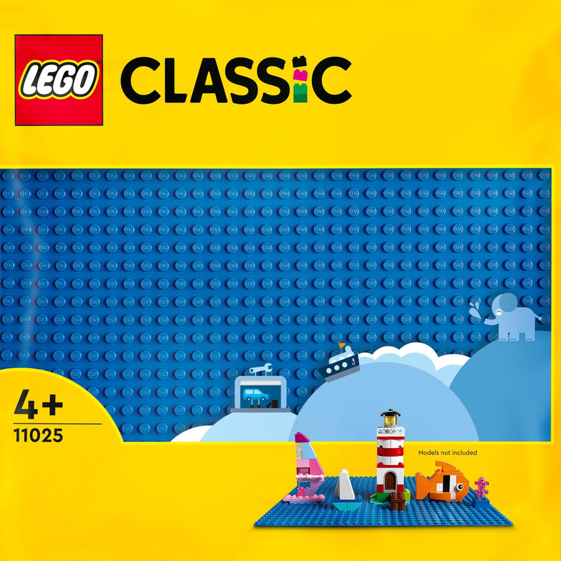 Afbeelding laden in galerijviewer, Lego classic - blauwe bouwplaat constructiespeelgoed (11025)
