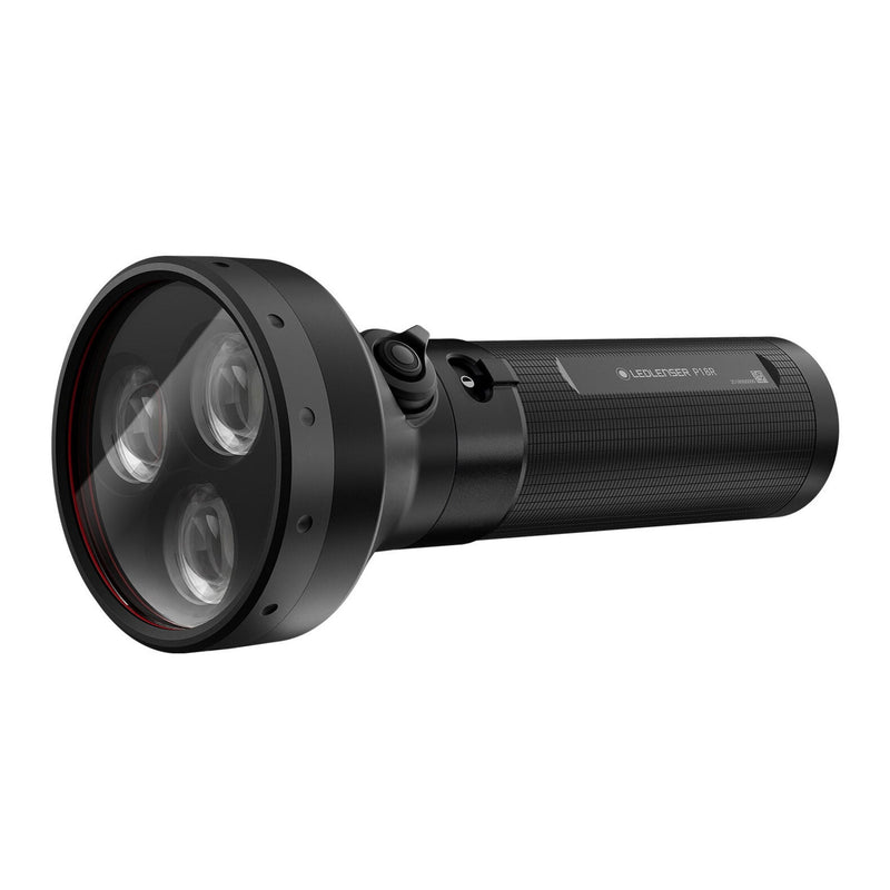 Afbeelding laden in galerijviewer, Ledlenser p18r zaklamp (zwart, 6500 lm, 6000-7500k)
