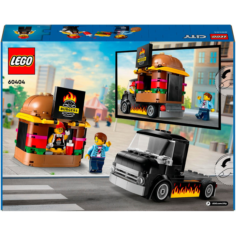 Afbeelding laden in galerijviewer, Lego city 60404 hamburgertruck
