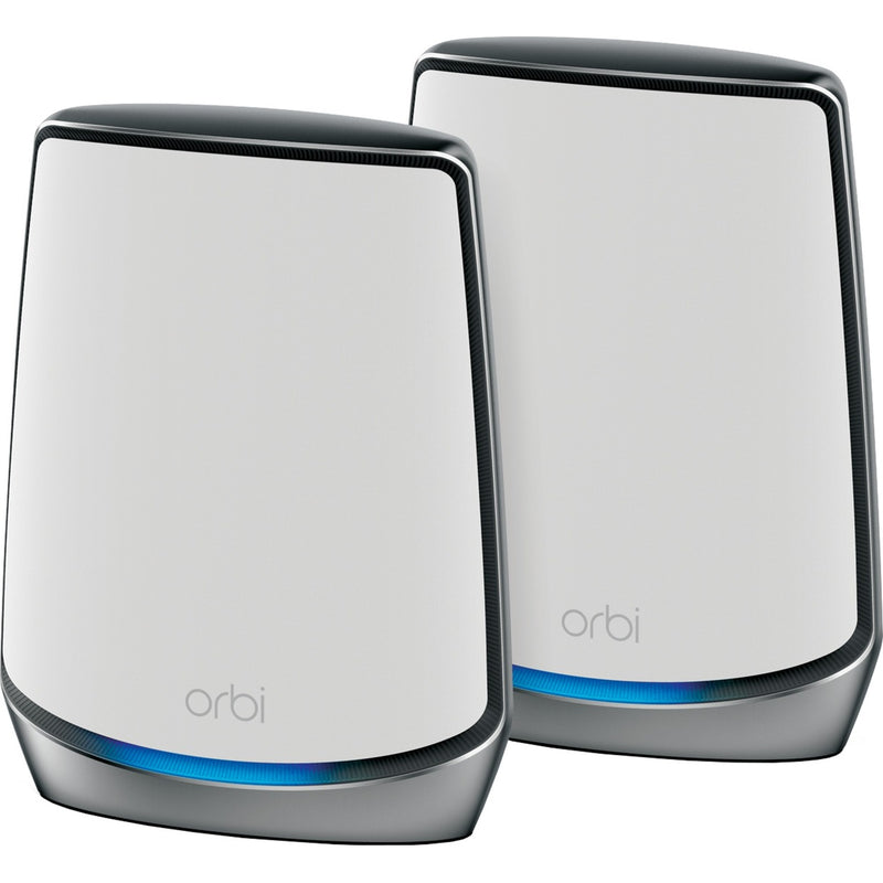 Afbeelding laden in galerijviewer, Netgear orbi wifi 6-systeem (rbk852) ax6000 mesh router (wit zilver, 1x router (rbr850), 1x satelliet (rbs850), dekking tot 350 m²)
