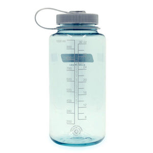 Nalgene wide mouth sustain water bottle, 1 liter drinkfles (lichtblauw)