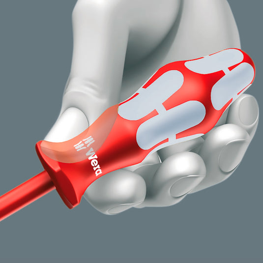 Wera 3160 i 7 schroevendraaierset kraftform plus, roestvrij staal + rek (rood blauw, 7-delig)