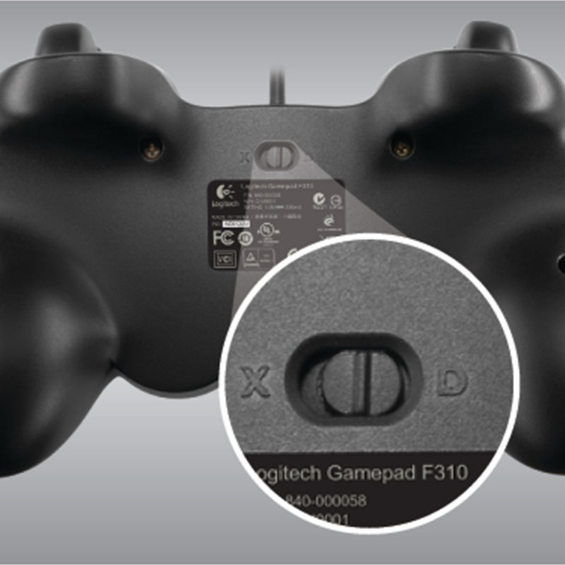 Afbeelding laden in galerijviewer, Logitech gamepad f310 (donkerblauw zwart)
