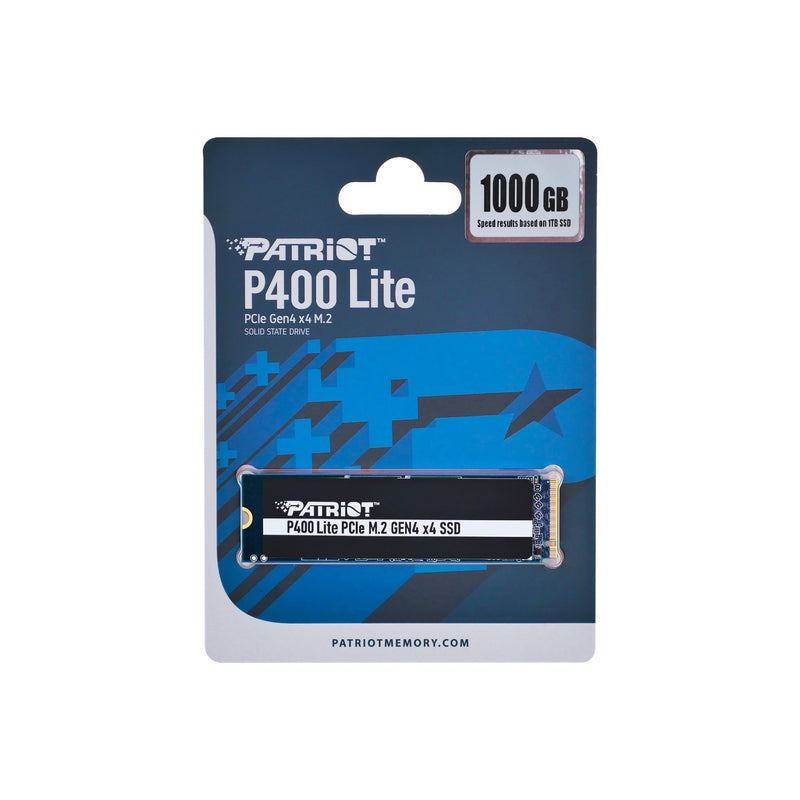 Afbeelding laden in galerijviewer, Patriot p400 lite 1 tb ssd (zwart wit, pcie 4.0 x4, nvme 1.4, m.2 2280)

