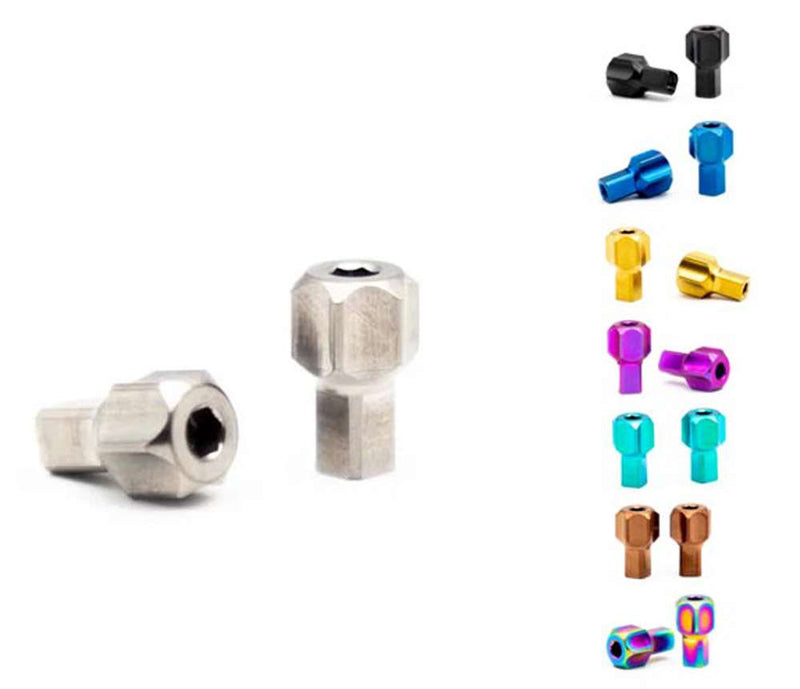 Afbeelding laden in galerijviewer, Oak components titanium adjustment screws for sram brakes (2 pieces)
