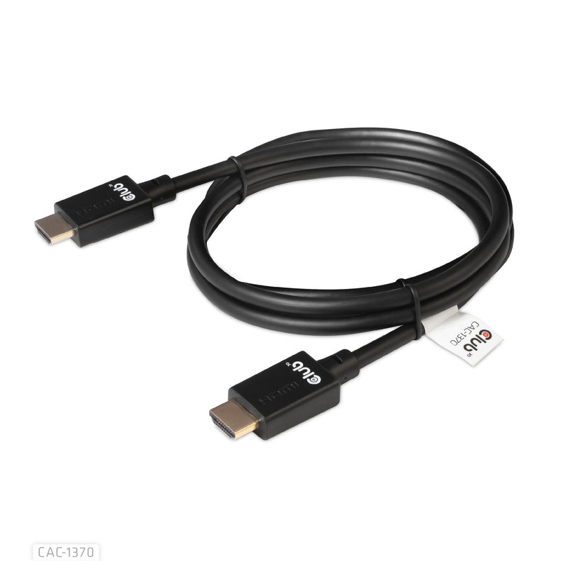 Afbeelding laden in galerijviewer, Club 3d gecertificeerde ultra high speed hdmi 2.1 kabel (zwart, 1,5 meter, 8k)
