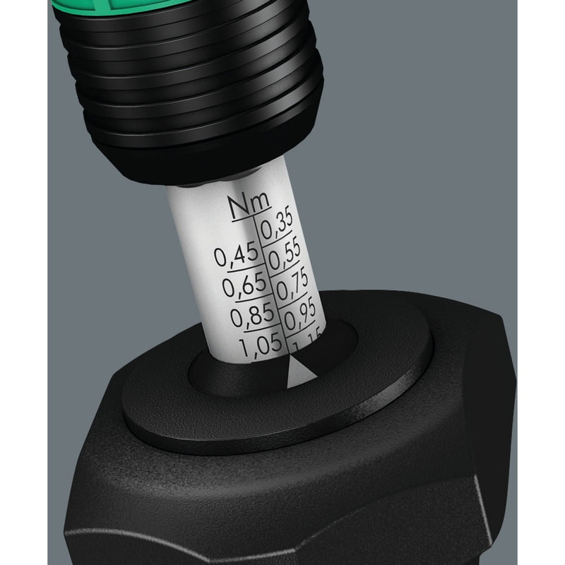 Afbeelding laden in galerijviewer, Wera 7441 kraftform instelbare momentschroevendraaier met rapidaptor snelwisselhouder, 1 4 duim, 1,2 - 3,0 nm - 1 stuk(s) - 05074701001
