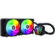 Silverstone sst-pf240-argb-v2 waterkoeling (zwart, incl. rgb controller)