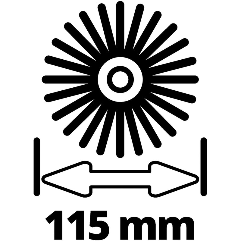 Afbeelding laden in galerijviewer, Einhell medium borstelset borstel (gladde stenen)
