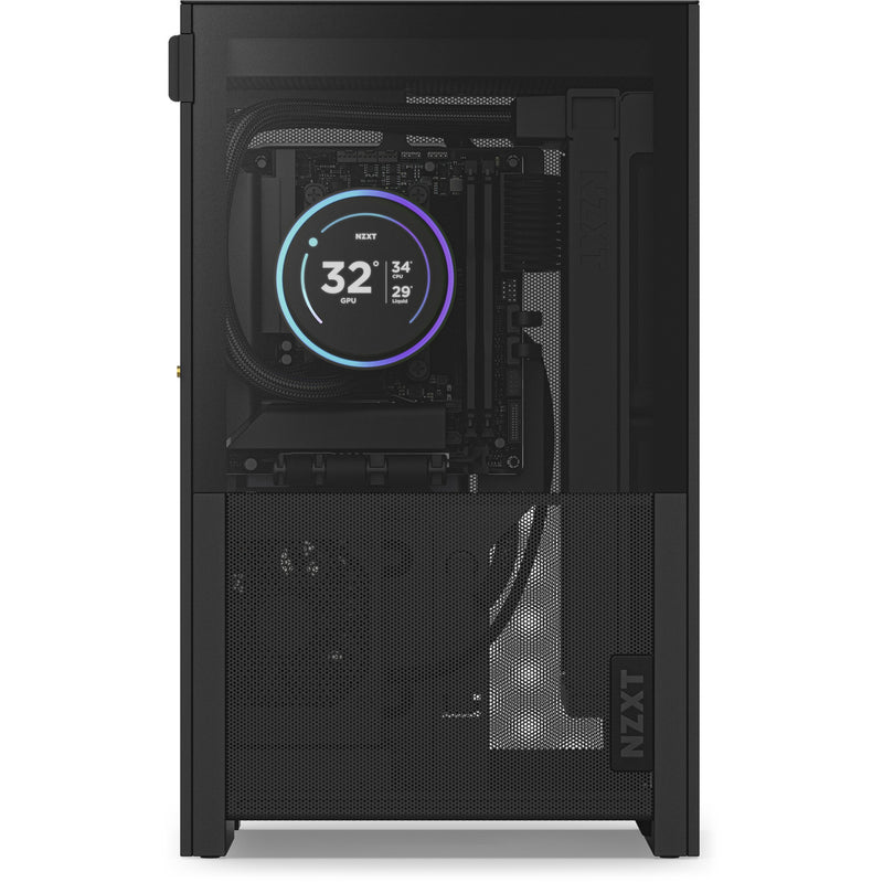 Afbeelding laden in galerijviewer, Nzxt h2 flow mini tower behuizing (zwart | 2x usb-a | 1x usb-c | tempered glass)
